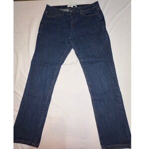 Kenneth Cole Reaction Mens Size 14 Short Dark Wash Straight Leg Denim Jeans